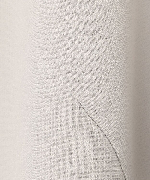 自由区 【XSサイズ～/洗える】ライトダブルクロス ワンピース サンドベージュ