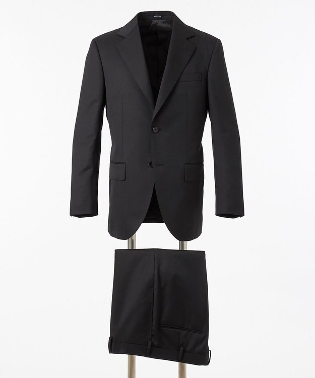 J.PRESS MEN 【WEB・一部店舗限定】ハイランドペピンツイル スーツ ブラック系