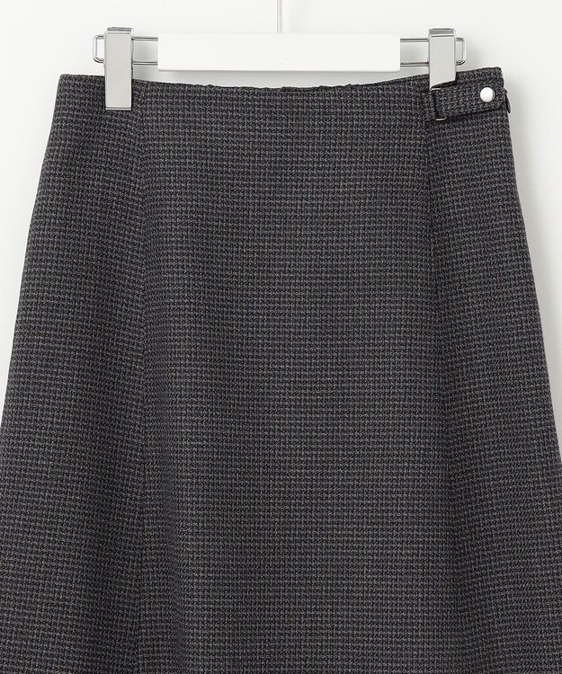 J.PRESS LADIES T/W 杢 ライトツイード フレアー スカート ネイビー系3