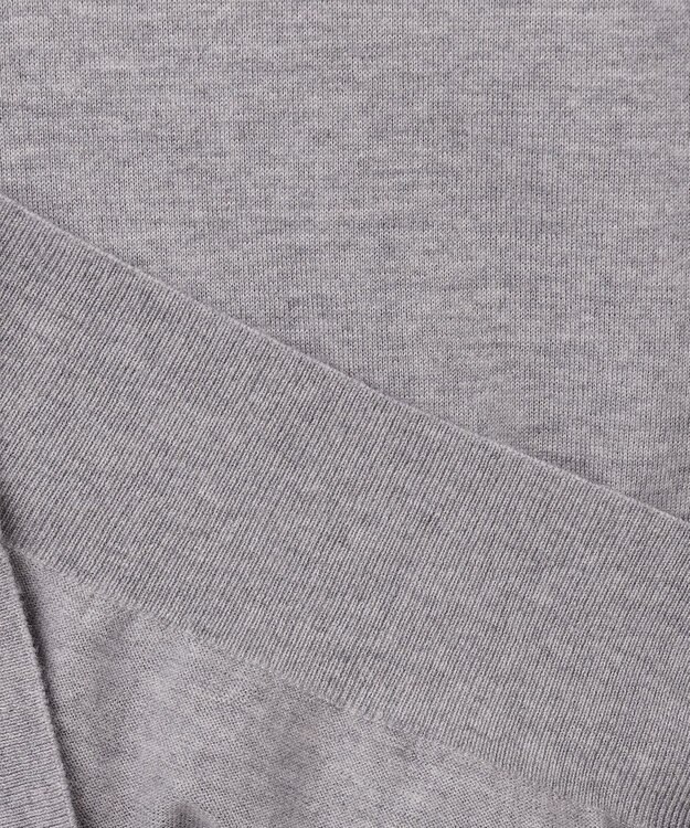 GOTAIRIKU 【家庭洗濯可能】イタリア糸 ハイゲージ タートルニット グレー系