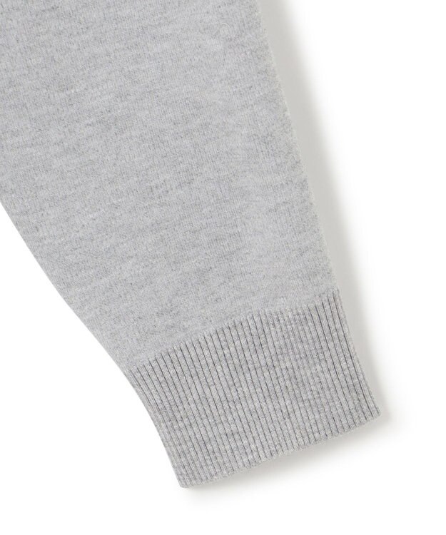 J.PRESS MEN 【FLEX YARN】フルジップカーディガン ライトグレー系