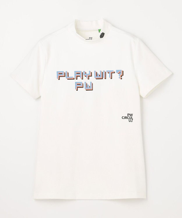 WOMEN】 PIXEL GRAPHIC モックネックT ゴルフウェア レディース / PW
