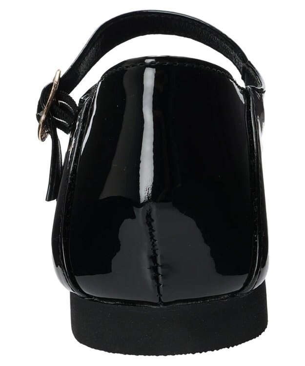 Green Parks ＲＵＰＩＳ．スクエアメリージェーンフラットパンプス Black