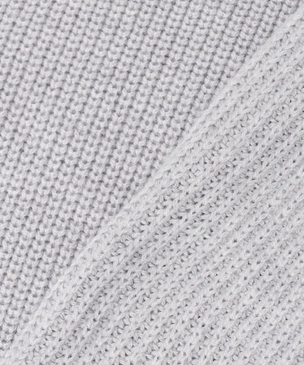 ANY SIS 【洗える】スフレアランパターン カーディガン ライトグレー