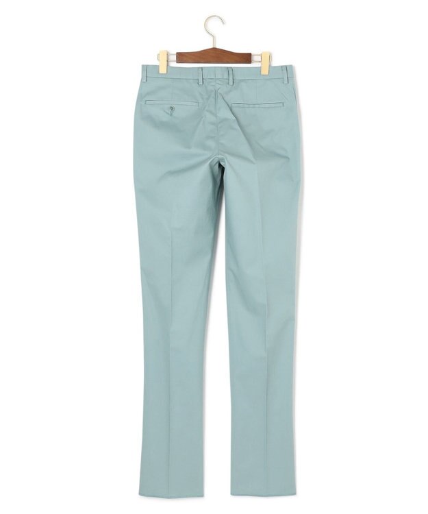 J.PRESS MEN 【ストレッチ】トリコチンストレッチ パンツ ライトグリーン系