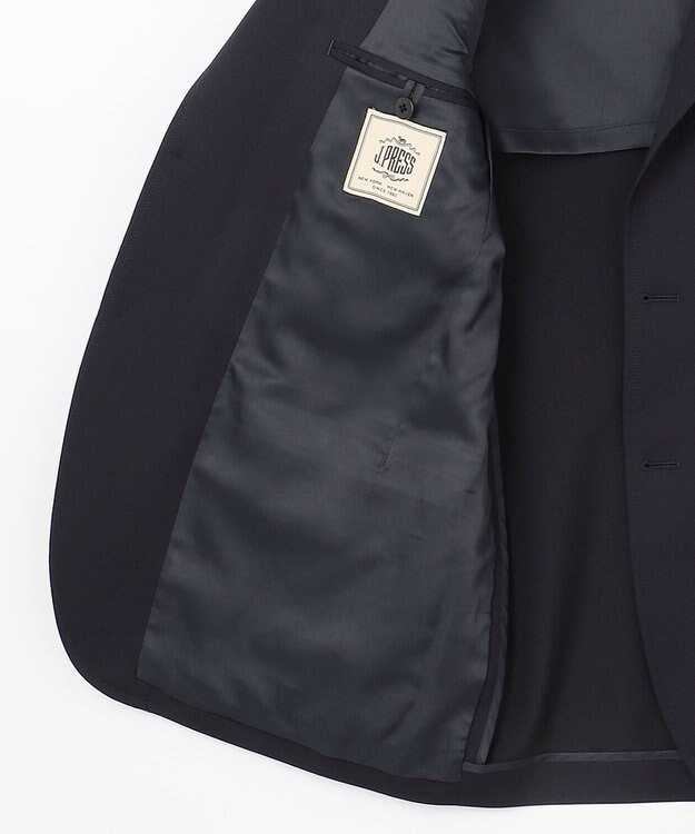 J.PRESS MEN 【WEB・一部店舗限定】シングルブレザー/銀釦 /背抜き /三つボタン段返り ネイビー系