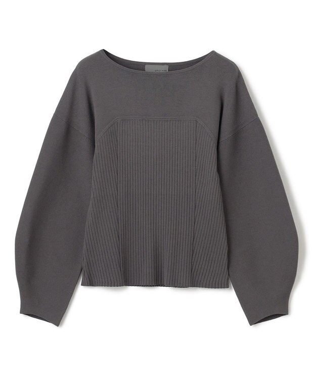 uncrave 【手洗い可】スムース ニット ビスチェ プルオーバー（uncrave STANDARD） スレート