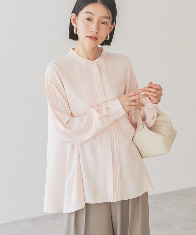 AMERICAN HOLIC サラックールタックブラウス Pink