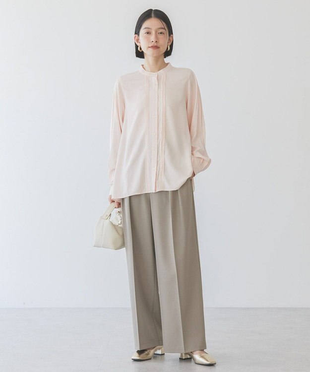 AMERICAN HOLIC サラックールタックブラウス Pink