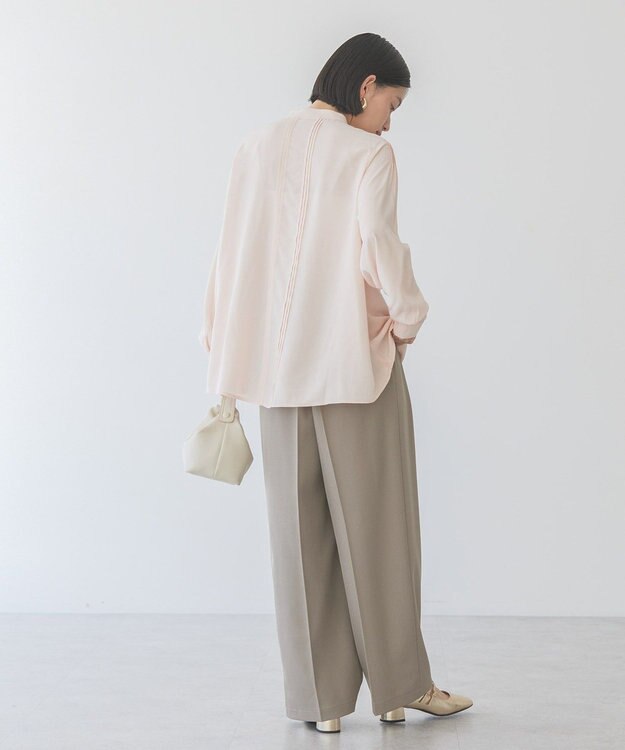 AMERICAN HOLIC サラックールタックブラウス Pink