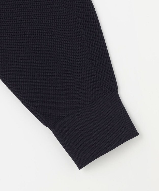 組曲 L 【先行予約・WEB限定】パール釦畦ニット プルオーバー ネイビー系