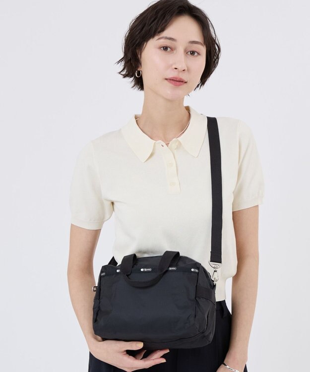 LeSportsac SMALL UPTOWN SATCHEL/ブラックC ブラックC