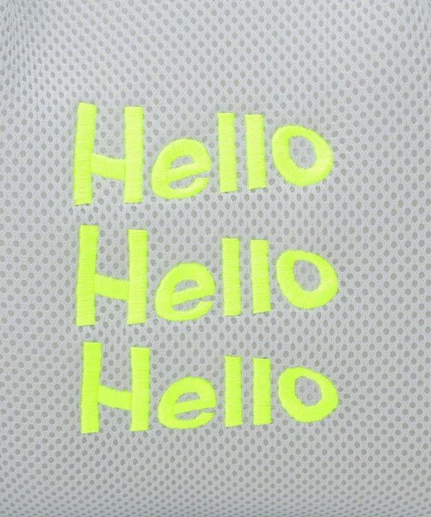 Green Parks ロープハンドルメッシュトートバッグミニ Gray