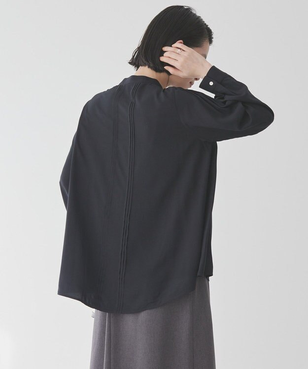 AMERICAN HOLIC サラックールタックブラウス Black