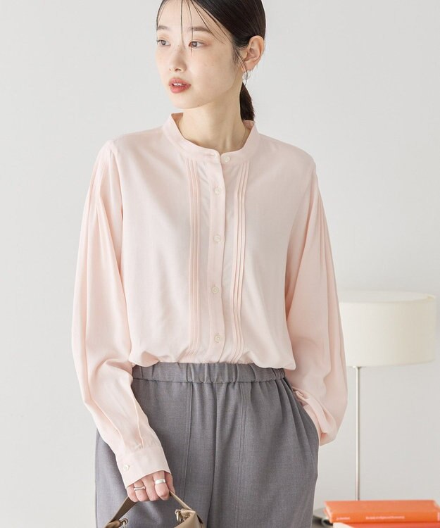 AMERICAN HOLIC サラックールタックブラウス Pink