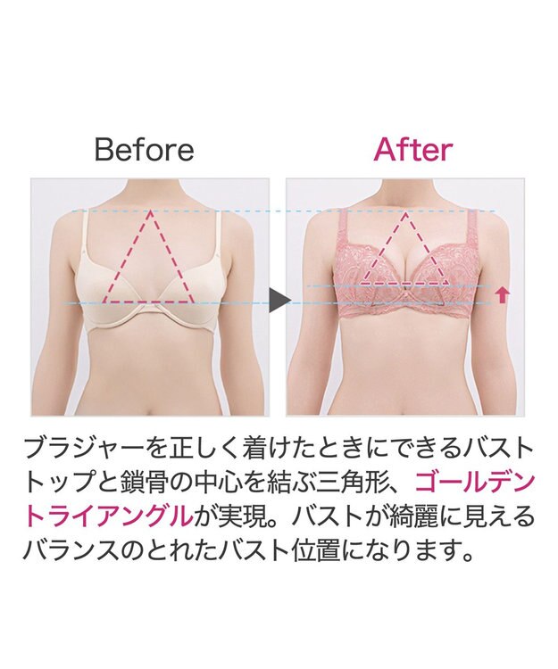 BRADELIS New York 【BRADELIS New York/ 育乳ブラ・STEP2 寄せる】ベルステップ2ブラ25S1 ブラデリス 補正 ブラジャー 谷間を作るブラ オールドローズ