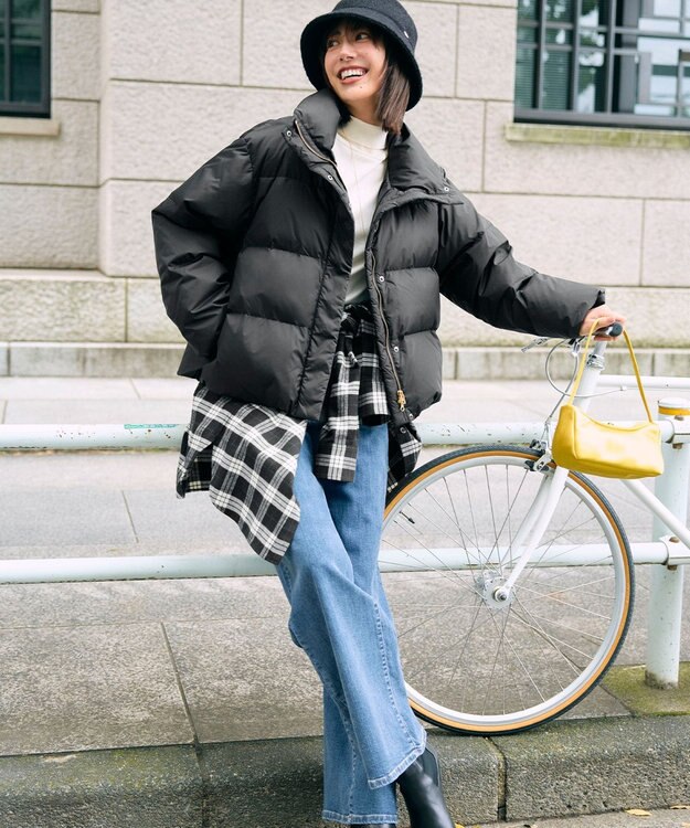 組曲 【前後着用可 / 加藤ローサさん着用】スムースストレッチタートル ニット アイボリー系