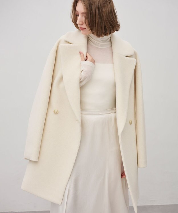 uncrave ヘリンボーンパイル ジャコット オフ