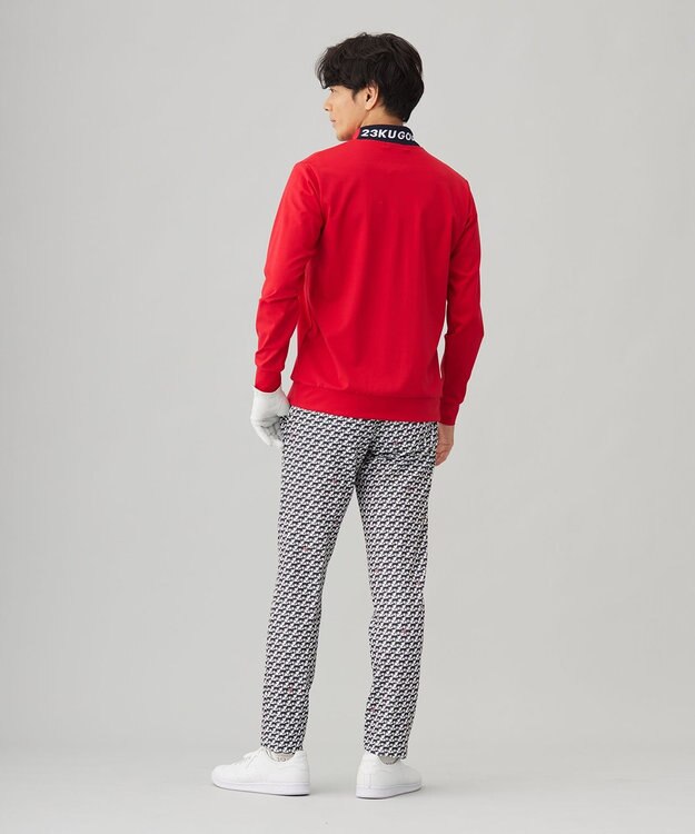 23区GOLF 【MEN】【ストレッチ】ハンタードッグ柄 パンツ ホワイト系5