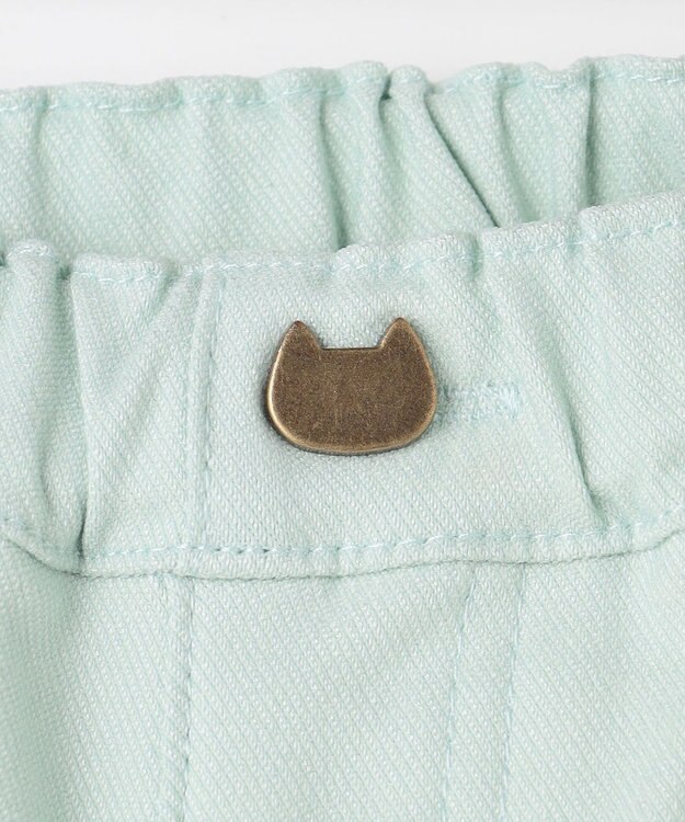 ANY KIDS 【洗濯機可能】ときめきストレッチ ネコパンツ ミント