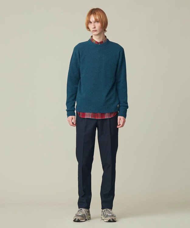 J.PRESS MEN 【WEB限定】クルーネックニット グリーン系