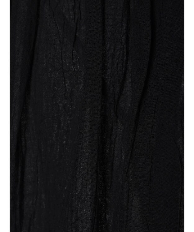 CRAFT STANDARD BOUTIQUE ジョーゼットスキッパーシャツ Black