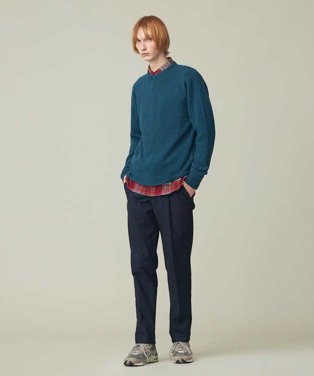 J.PRESS MEN 【WEB限定】クルーネックニット グリーン系