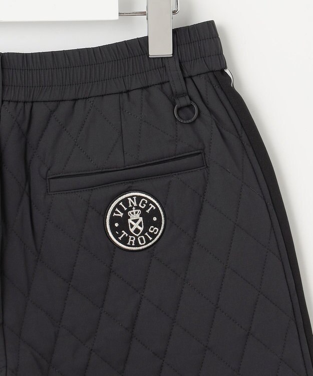 23区GOLF 【WOMEN】ストレッチ中綿ショートパンツ ブラック系