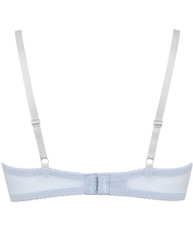 WACOAL 【ファーストリボンブラ】 ブラジャー 【若い世代の体型特徴を考えた設計仕様】 きれいな谷間をメイクしてキープ まるみのあるシルエット レディース BRB409 /ワコール サックス