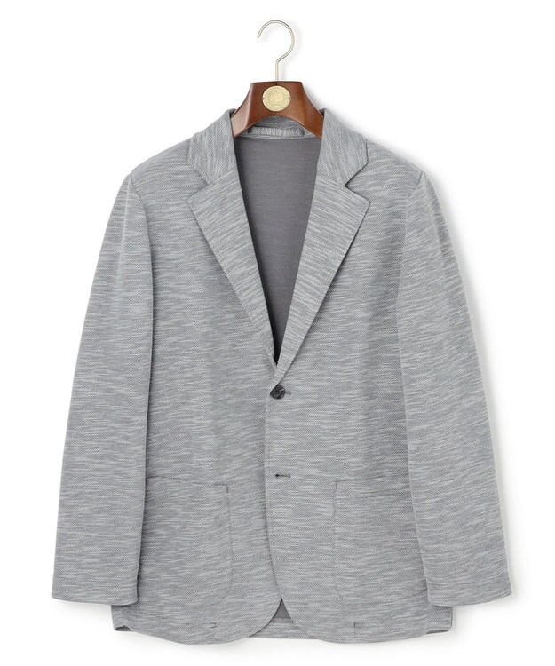 J.PRESS MEN 【WEB・一部店舗限定】プリペラ調スラブカノコ ジャケット ライトグレー系