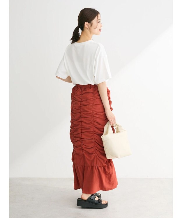 Green Parks 箔プリント半袖ボックスロゴＴ Silver