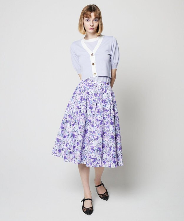 TOCCA 【洗える】JUNE ANNABELLE スカート ライラック系5