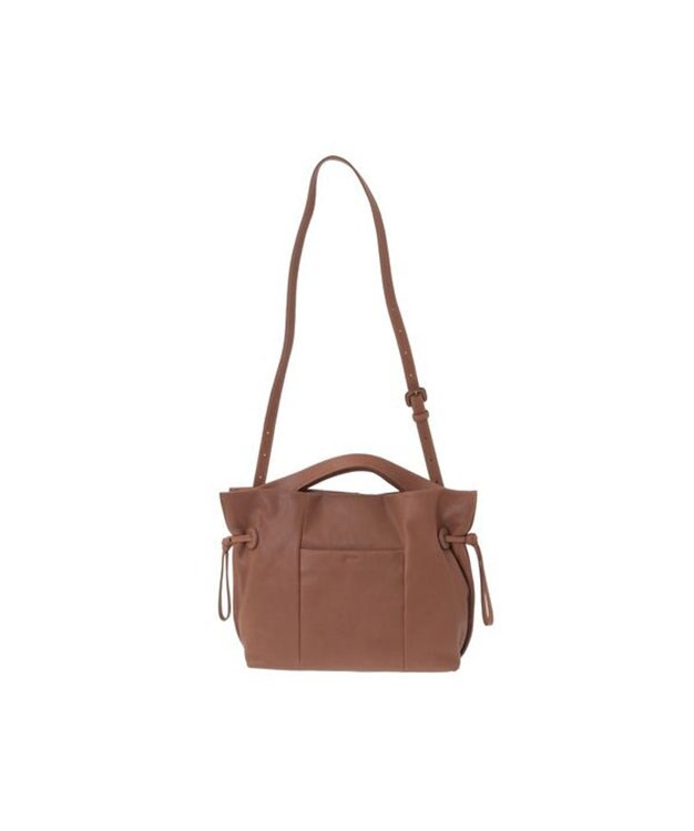 genten ソーロフィーネ 2WAYショルダーバッグ キャメル