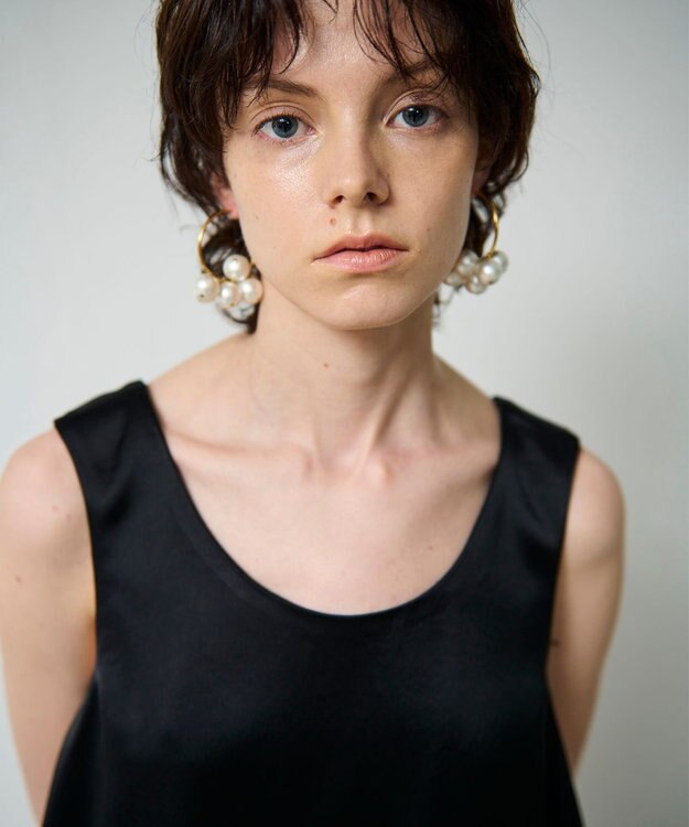 GRACE CONTINENTAL MOY paris Aria ピアス ホワイト