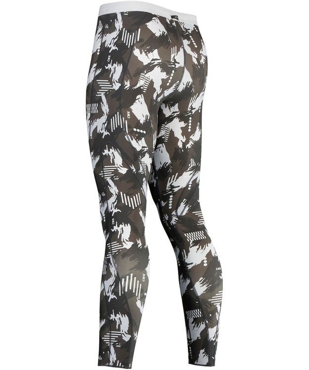 CW-X 【MEN】　スポーツタイツ エキスパートモデル　股関節・ひざサポート　ひざの負荷を軽減　前開き　ロング　/ワコール　HXO419 ホワイト