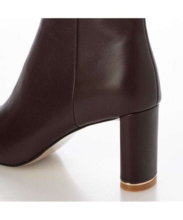 MODE ET JACOMO <MODE ET JACOMO>サイドベルトスクエアトゥショートブーツ ダークブラウン