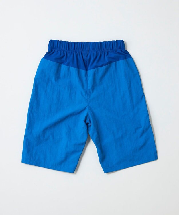 OP／FILA 【SEVEN2】異素材切替ナイロンパンツ ブルー