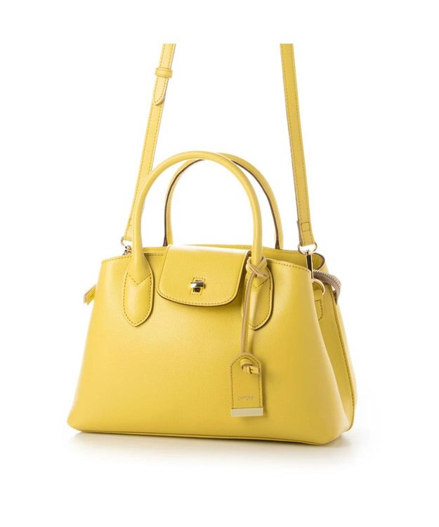 UNBILLION perche ゴートユーティリティヒネリかぶせトートS イエロー