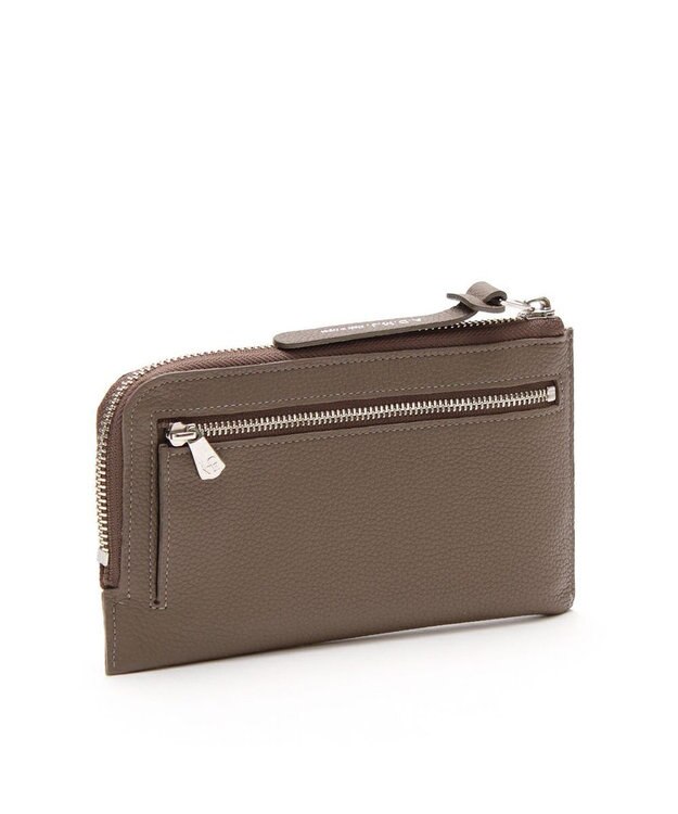 A.D.M.J. 【牛革】モーツァルト/スワロフスキー・クリスタル付オーガナイザーパース(背胴ファスナーポケット） DA