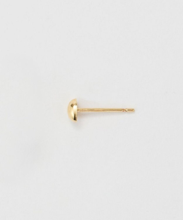 Phoebe 【K10】プチオーバルピアス(片耳) ゴールド