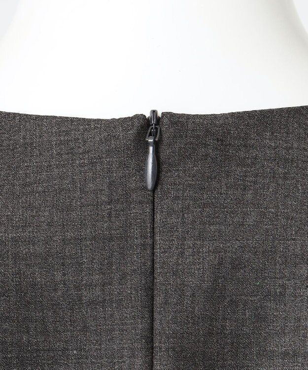 23区 【R(アール)】ウールトロストレッチ バルーン ブラウス グレー系