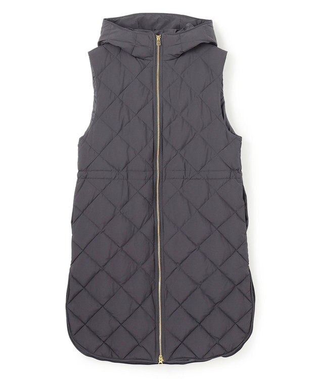 UNFILO 【TAION×UNFILO 】フード付きジレ チャコール