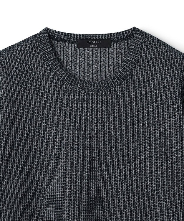 JOSEPH HOMME 【新色追加】メランジクロスジャージー　クルーネックカットソー ネイビー系