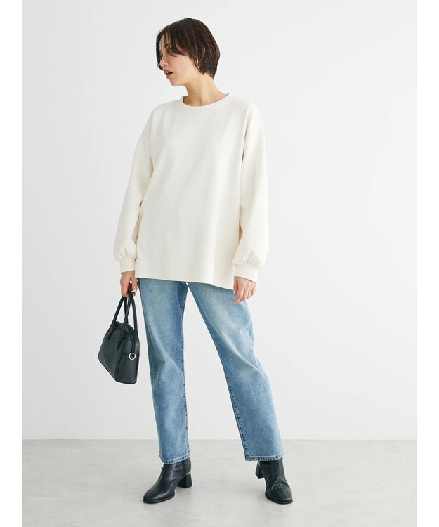 Green Parks ・ＳＵＧＡＲ　ＳＰＯＯＮスウェードポンチプルオーバー Ivory