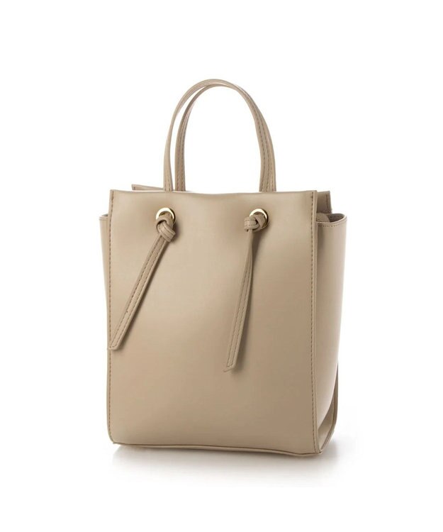 UNBILLION カシュカシュ cachecache / ノットハンドル縦長ミニトート LBE