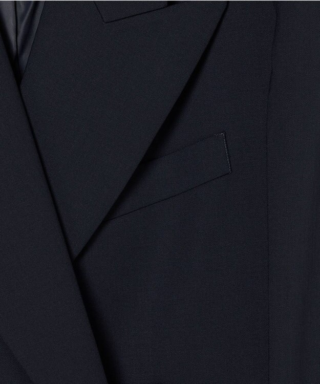 JOSEPH 【WEB＆OUTLET限定】テイラーウールブレンド　ダブルブレストジャケット Navy