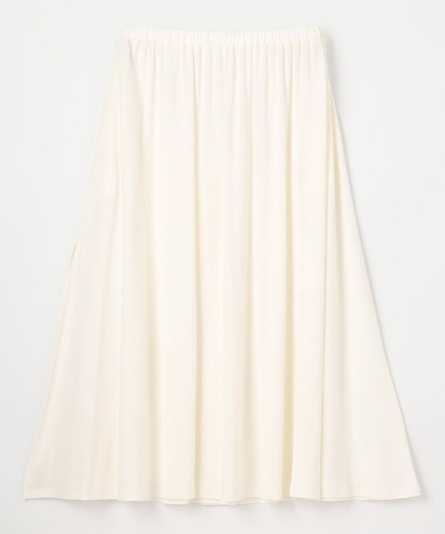 NAVE 【Nave 　洗える・接触冷感】ジャージースリットスカート アイボリー系