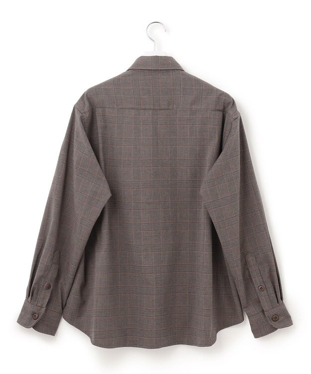 J.PRESS YORK STREET 【UNISEX】チェックCPOジャケット ブラウン系3