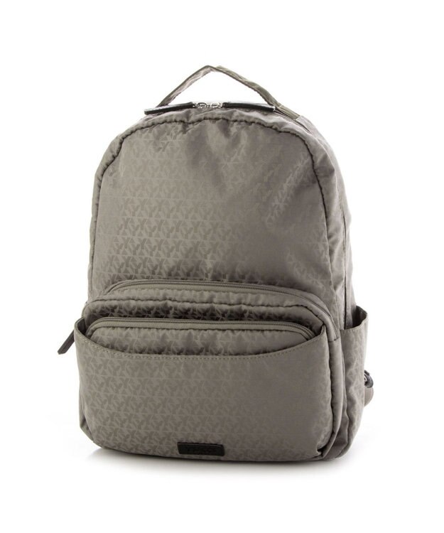 Y'SACCS ポーチ付きモノグラムバックパック グレー