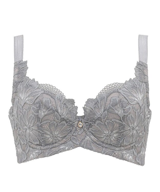 BRADELIS New York 【BRADELIS New York】サポートバックラインブラ24S1 グラマーバストをスッキリさせる補正ブラ グレー